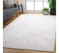 Safavieh Tappeto tradizionale lavabile in lavatrice e antiscivolo, ideale per aree ad alto traffico - Versailles Collection, pelo corto, avorio, 152 x 244 cm