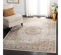 SAFAVIEH Tappeto Tradizionale per Soggiorno, Sala da pranzo, Camera da letto - Atlas Collection, A Pelo Corto, Avorio e Beige, 183 X 274 cm