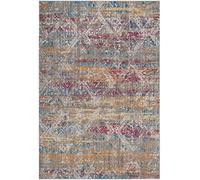 SAFAVIEH Tappeto Tradizionale per Soggiorno, Sala da pranzo, Camera da letto - Bristol Collection, A Pelo Corto, Fucsia e grigio chiaro, 122 X 183 cm