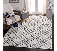 SAFAVIEH Tappeto Tradizionale per Soggiorno, Sala da pranzo, Camera da letto - Isabella Collection, A Pelo Corto, Avorio e grigio, 160 X 231 cm