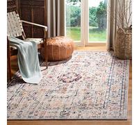 SAFAVIEH Tappeto Tradizionale per Soggiorno, Sala da pranzo, Camera da letto - Madison Collection, A Pelo Corto, Grigio e Blu, 160 X 229 cm