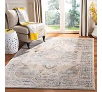 SAFAVIEH Tappeto Tradizionale per Soggiorno, Sala da pranzo, Camera da letto - Oregon Collection, A Pelo Corto, Beige e grigio, 122 X 183 cm