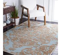 SAFAVIEH Tappeto Tradizionale per Soggiorno, Sala da pranzo, Camera da letto - Paradise Collection, A Pelo Corto, Pietra e acqua, 160 X 229 cm
