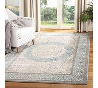 SAFAVIEH Tappeto Tradizionale per Soggiorno, Sala da pranzo, Camera da letto - Sofia Collection, A Pelo Corto, Grigio chiaro e blu, 122 X 170 cm