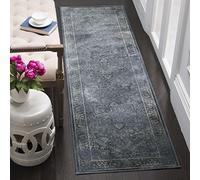 SAFAVIEH Tappeto Tradizionale per Soggiorno, Sala da pranzo, Camera da letto - Vintage Collection, A Pelo Corto, Blu, 66 X 244 cm