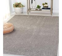 Safavieh Tappeto Zottelig per soggiorno, sala da pranzo, camera da letto, Tahoe Shag Collection, pelo alto, grigio scuro, 122 x 183 cm