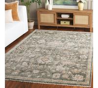 SAFAVIEH Tradizionale Soggiorno, Sala da pranzo, Camera da letto - Hazel, Pila media, Verde/Beige, 160 X 229 cm