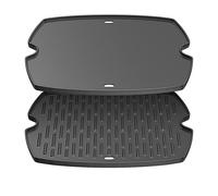 Safbbcue 7582 17 "Piastra di cottura in ghisa per Weber Q1000 Q1200 Q1400 Q100 Q120 Q140 Series GS4 Grills, piastra per Weber 50060001 50060301 386001 38666001 002 Gr. ill, sostituisce griglia
