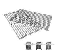 SafBbcue Griglie da cucina in acciaio inox da 47,6 cm per Weber Genesis II E-310 E-315 E-325 E-330 E-335 S-310 S-335 SE-310 SE-335, griglie e griglie di ricambio per Weber 66802/66095