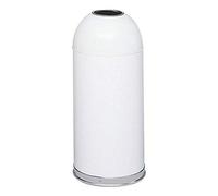 Safco Products 9639BL Contenitore per rifiuti a Cupola Aperta, 15 galloni, Nero