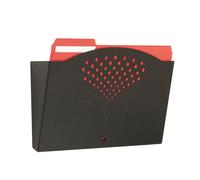Safco Steel Wall Pocket, Letter, 12 x 3 x 9, Black, Sold as 1 Each