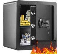 Safe 1.8 Cubic Feet Home Safe Steel for Cash Gold 15.75x13x16.9 pollici for conservare contanti, gioielli, pistole, documenti per il lavoro