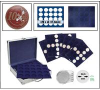 SAFE-173 Münzkoffer-für- IN Capsule Numismatiche 32,5 Pp + Tableaux 30 Modelli