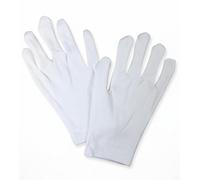 SAFE 1810 Guanti in Cotone per Monete - Paio Universale | Protezione da Impronte Digitali | per Monete, Gioielli, Orologi, Minerali