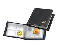 SAFE 227 Raccoglitore Monete Euro | 10 Fogli Portamonete da Collezione per 40 Monete da 38 mm | Raccoglitore Monete da Collezione Mini 110 x 120 mm