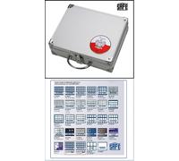 Safe Valigetta per monete Polonia 244-0 ALU Smart 3D placca vuota per 9 tableau