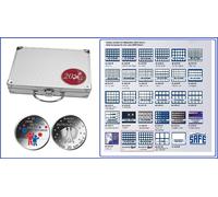 Safe 245 0 20 EURO Valigetta Monete Smart Con Placca 3D Vuota Da Riempire