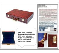 SAFE-258 Valigetta Monete Premium Design In Legno Vuota Da Riempire