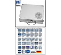 Safe-292-0-10-EURO Aria-Mossa Valigetta Monete 3D Placca Vuota Per 9 Tableau