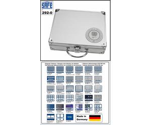 Safe-292-0-10-EURO Aria-Mossa Valigetta Monete 3D Placca Vuota Per 9 Tableau