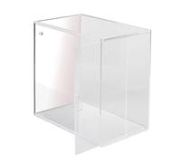 SAFE 297 Vetrine per dischi in vinile Vetrina per Singoli Vetro Acrilico. Retro a specchio, con ante scorrevoli | 200 x 120 x 200 mm