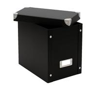 SAFE 3185 - Scatola portaoggetti per fumetti, manga e graphic novels, con rinforzo in metallo, campo per scrivere e sistema di bottoni a pressione, pieghevole e impilabile, 205 x 290 x 350 mm