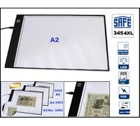 SAFE-3454-XL-Leuchtplatte-Leuchttafel-A2-600x368mm-LED-USB-Wasserzeichen-Tester