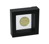 SAFE 4504 cornice 3D nera 10x10 cm | cornice trasparente fronte retro | porta monete da collezione | quadro per maglia da calcio