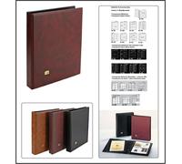 SAFE-521-1-Ringbinder-Album-Universal-Weinrot-Rot-4-Ring-Mechanik-leer