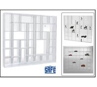 Safe Vetrina in acrilico 5248 per figure - 34 scomparti - 450x400x45 mm - Mixed
