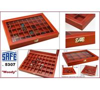 SAFE 5307 Vetrine In Legno Woody 45 Scomparti 35x50x20mm Dimensioni 395x305x47mm
