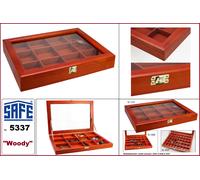 Safe 5337 Sammelvitrinen Legno Woody 12 scomparti 82x85x20mm Misure 395x305x47mm