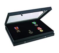 Safe 5685 Vetrina Nero Anelli Inserto IN Schiuma 400x300x55mm