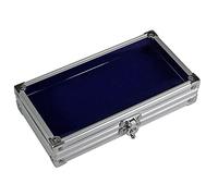 Safe 5872 vetrina in alluminio per spille con coperchio trasparente | 195 x 110 x 40 mm