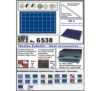 SAFE-6538 Elemento D'Arredo Cassetti 40 Scomparti 38mm Per Monete Da 38,5 Mm