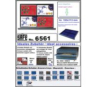 SAFE-6561-Möbelelement-Schubladen-4x-160x113mm-Für- Tedesco Münzsets