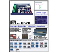 SAFE-6570 Elemento Arredo Cassetti Per Gioielli Anelli Catene Bracciali