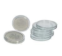 SAFE 6728XL - 25 Capsule Portamonete Ø 28 mm - per Monete da 2 Mark, 2 Franchi Svizzeri, 1/2 oz Philharmoniker & 100 € Oro - Trasparenti e Riutilizzabili