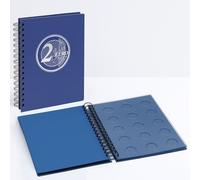 SAFE 7799 TOPset Album per monete da 2 Euro | rilegatura a spirale con 4 fogli | per la tua collezione di monete