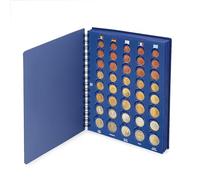 SAFE 7807 Album di raccolta Euro TOPset - Album numismatico per monete in euro di tutti i paesi - 5 fogli TOPset per 25 serie, illustrazioni a colori & sistema di inserimento - 210x235 mm