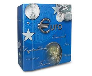 SAFE 7822 Volume 3 raccoglitore monete 2 euro 2018-2021 | pratico sistema a pressione