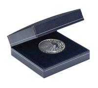 SAFE 7915 - Astuccio Elegante per Monete Fino a Ø 60 mm - Scatola Blu con Inserto in Velluto per Capsule Tipo Caps 49 - Espositore da Collezione