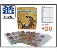 Safe 7925 Trading Cards colleziona album A4 20x la raccolta di foglie per 360