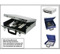 Cartellina Portadocumenti Resistente A4 ALU Richiudibile Safe 208 Leer