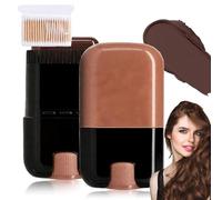 Safe And Convenient Comb Hair Dye For Quick Touch-Ups,Touch Up Comb 2-In-1 Korean,Gray Hair Coverage,Waterproof And Sweat-Proof Hairdye Stick (Chestnut Brown, Same size)