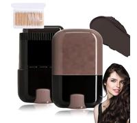 Safe And Convenient Comb Hair Dye For Quick Touch-Ups,Touch Up Comb 2-In-1 Korean,Gray Hair Coverage,Waterproof And Sweat-Proof Hairdye Stick (Dark Tea, Same size)