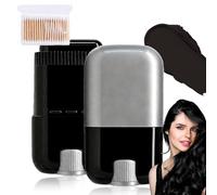 Safe And Convenient Comb Hair Dye For Quick Touch-Ups,Touch Up Comb 2-In-1 Korean,Gray Hair Coverage,Waterproof And Sweat-Proof Hairdye Stick (Black, Same size)