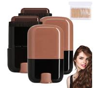 Safe And Convenient Comb Hair Dye For Quick Touch-Ups,Touch Up Comb 2-In-1 Korean,Gray Hair Coverage,Waterproof And Sweat-Proof Hairdye Stick (Chestnut Brown x2, Same size)