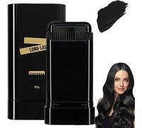 Safe and Convenient Comb Hair Dye,Waterproof and Sweat-Proof Hair Dye Comb,Hair Concealer Combing Hair, Portable Hair Colouring Comb,Covering Gray Hair, for All Hair Types (Black-1pcs)