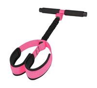 Safe and Stable Design: The pedal resistance band with handle features an a